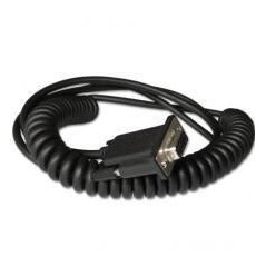 Durable Honeywell Cable RS232 Coiled 3m Black - High Quality, CBL-020-300-C00